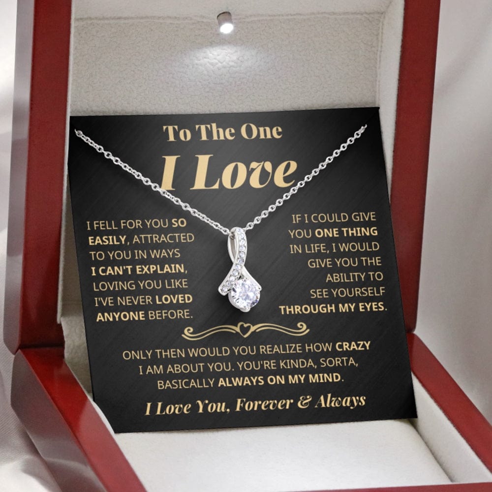 To The One I Love - Fell For You Easily - Timeless Beauty Necklace