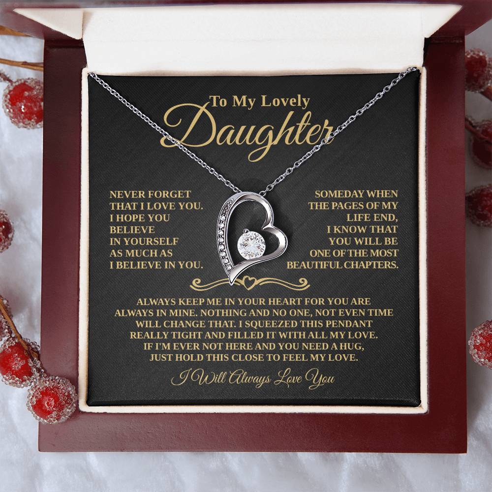 Gift For Daughter - Beautiful Chapters - Forever Heart Necklace