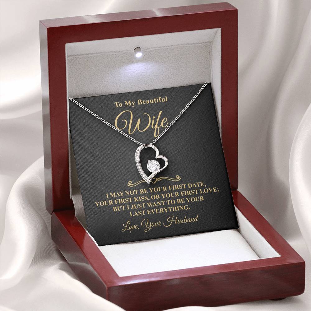 Gift For Wife - May Not Be - Forever Heart Necklace