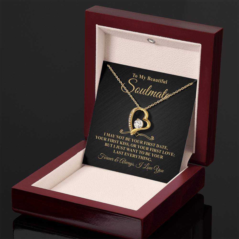 Gift For Soulmate - May Not Be - Forever Heart Necklace