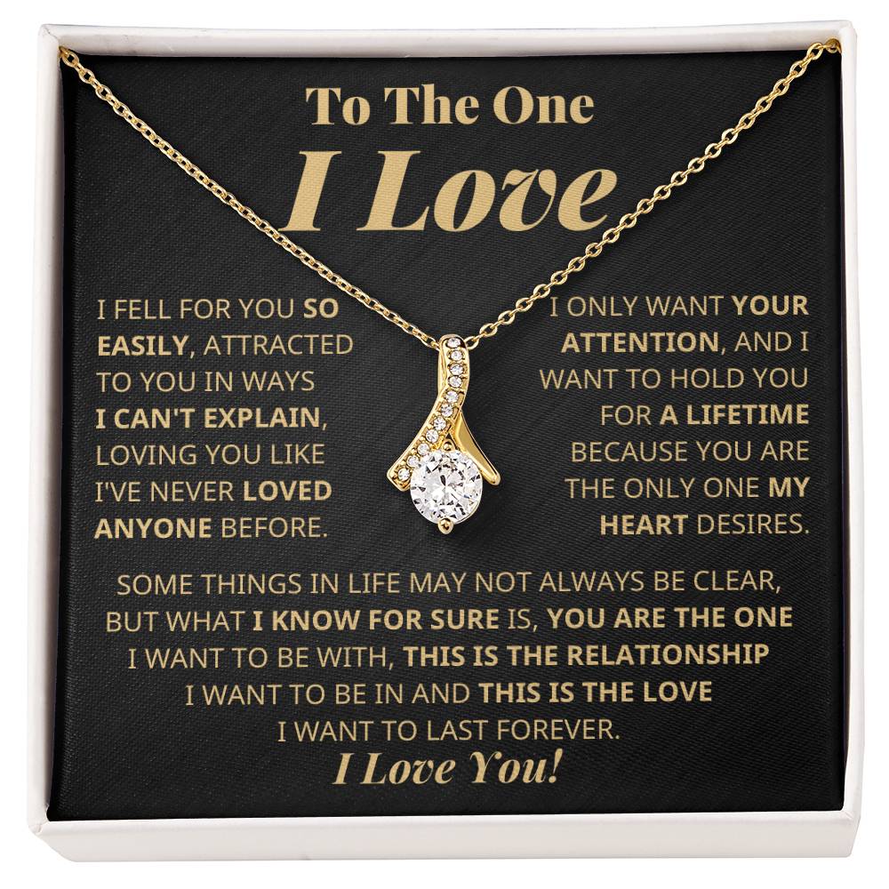 Gift For The One I Love - This Is The Love - Timeless Beauty Necklace