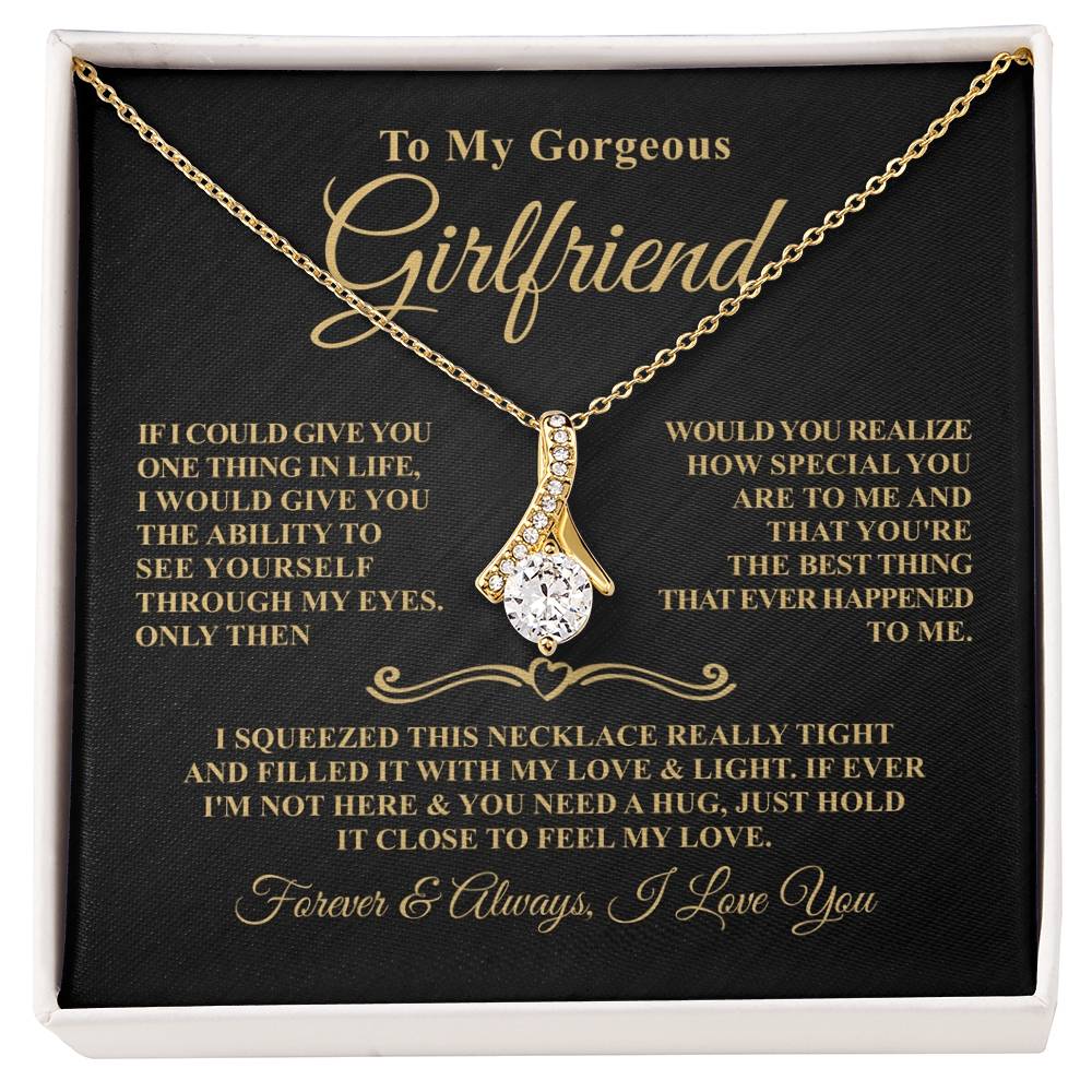Gift For Girlfriend - Through My Eyes - Timeless Beauty Necklace