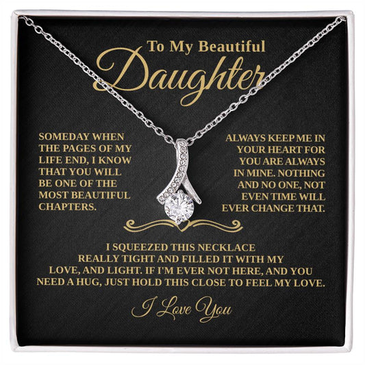 Gift For Daughter - Pages Of My Life - Timeless Beauty Necklace