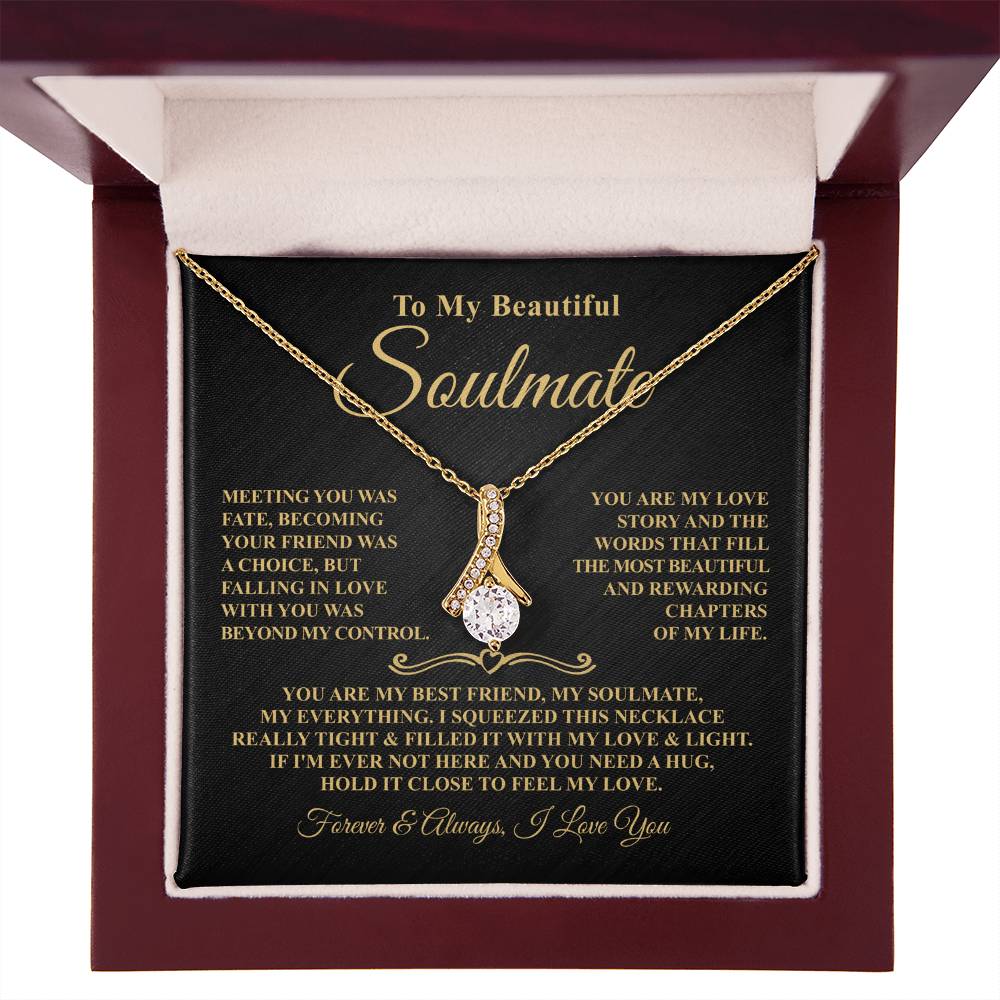 Gift For Soulmate - Beyond My Control - Timeless Beauty Necklace