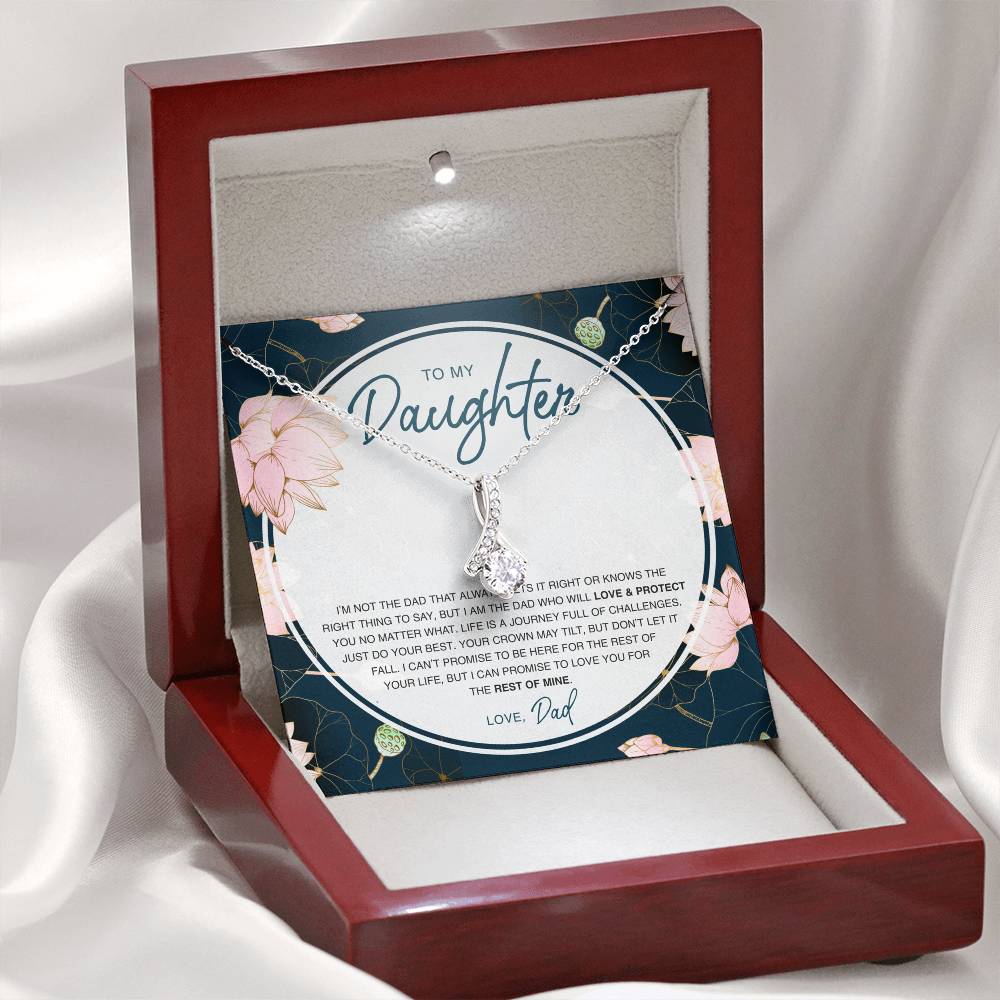 Gift For Daughter - Love And Protect - Timeless Beauty Necklace