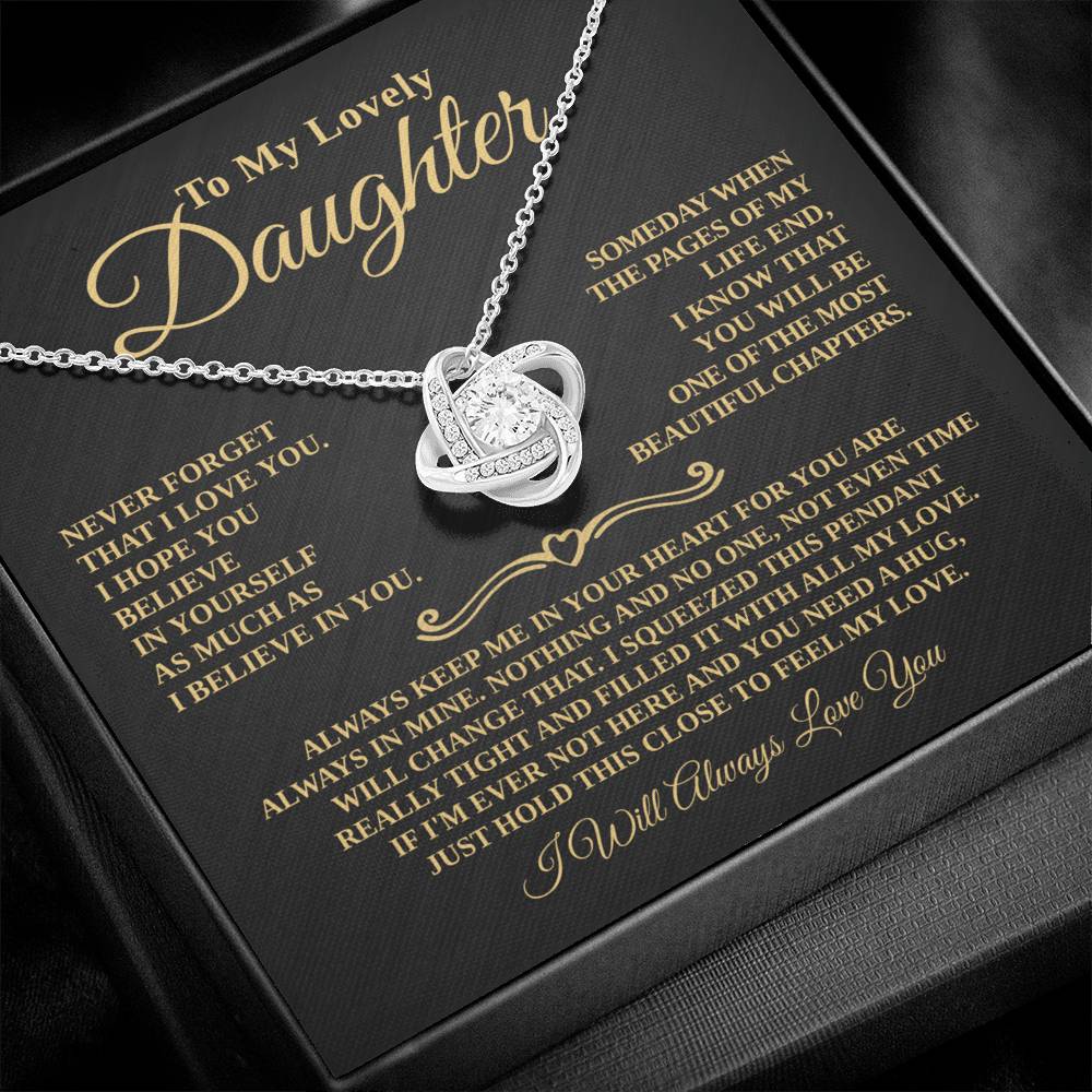 Gift For Daughter - Beautiful Chapters - Eternal Knot Necklace