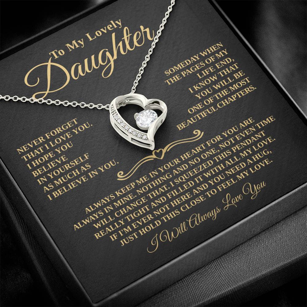 Gift For Daughter - Beautiful Chapters - Forever Heart Necklace