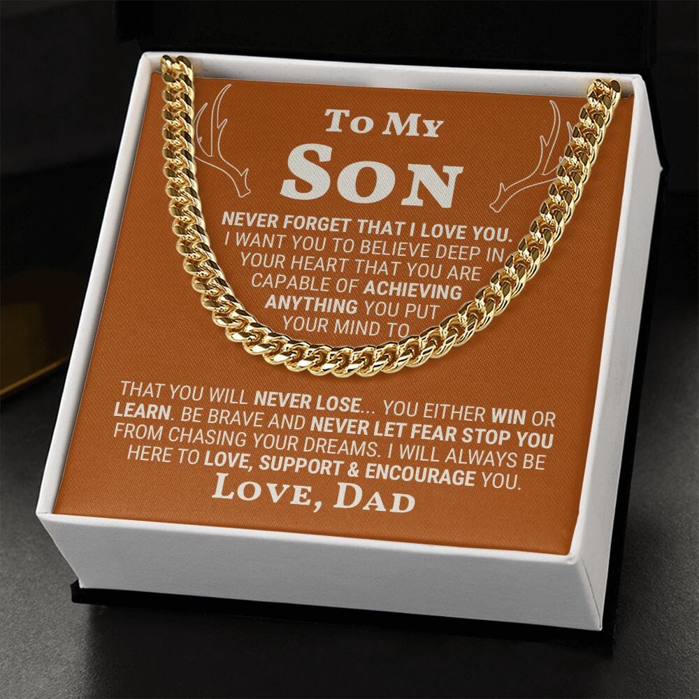 Son Love Support Encouragement Chain