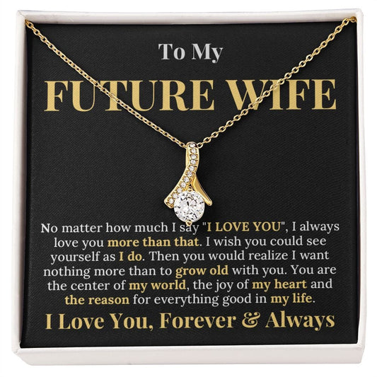 Future Wife Center Of My World Necklace