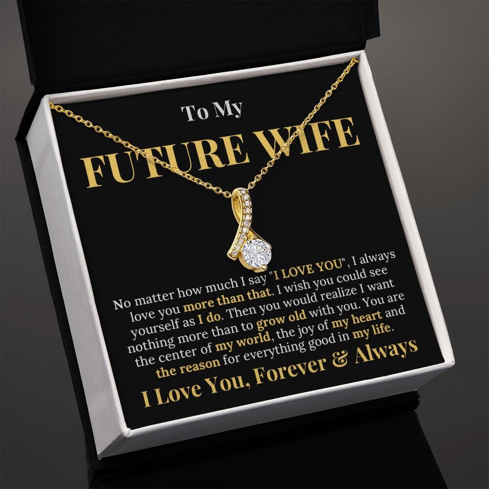 Future Wife Center Of My World Necklace