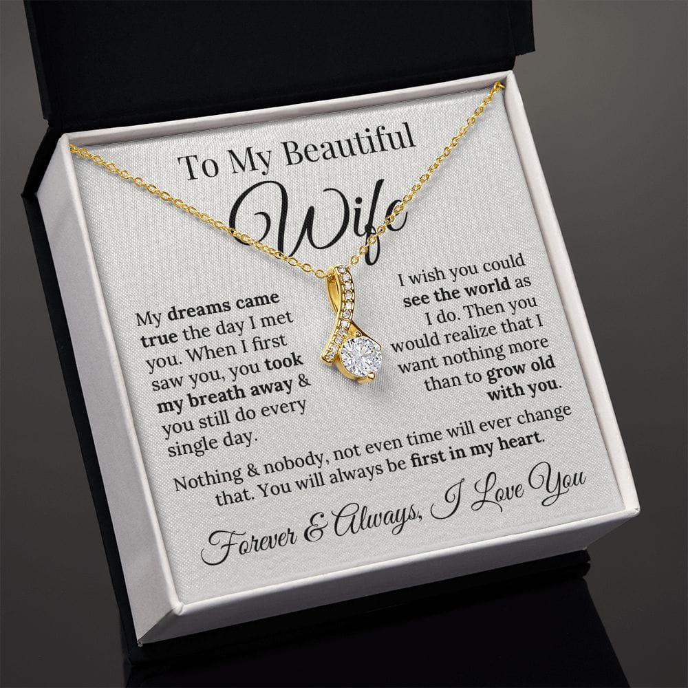 Wife First In My Heart Necklace