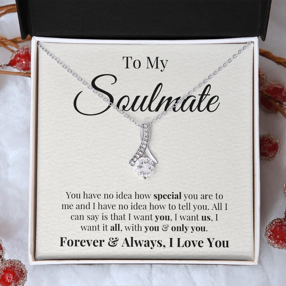 Soulmate I Want Us Valentine's Necklace