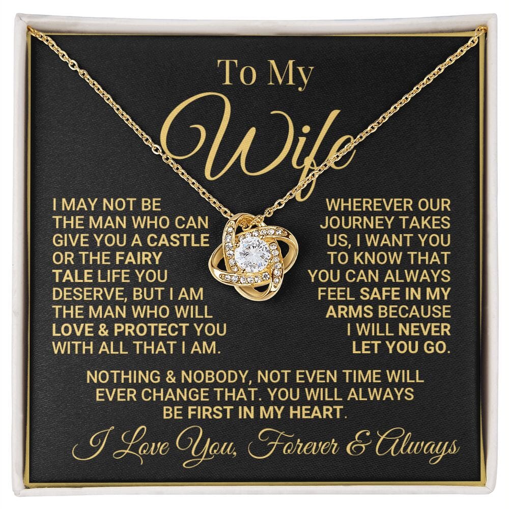 Wife First In My Heart Forever Love Necklace