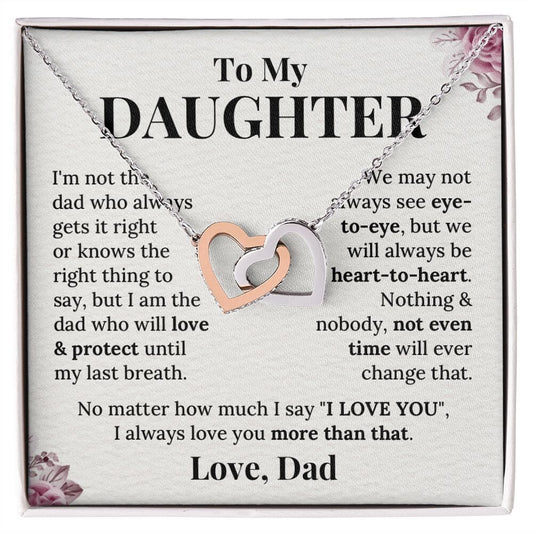 Daughter Heart To Heart Connected Hearts