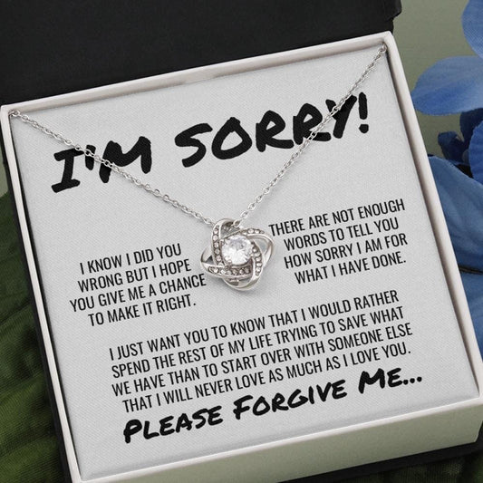 Sorry Apology Necklace